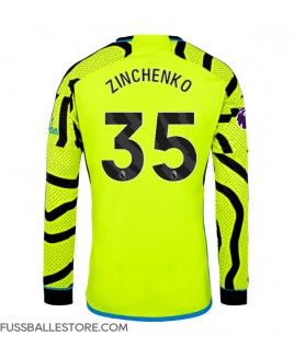Günstige Arsenal Oleksandr Zinchenko #35 Auswärtstrikot 2023-24 Langarm